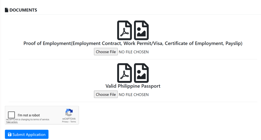 A Screenshot of OWWA Website
