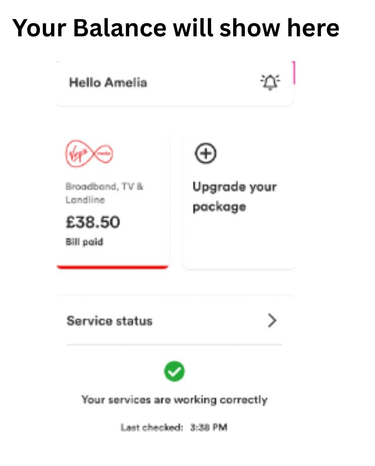 How to Check Virgin Data Balance in UAE (Fast & Accurate) 11 A Screenshot of My Virgin Media Balance from App