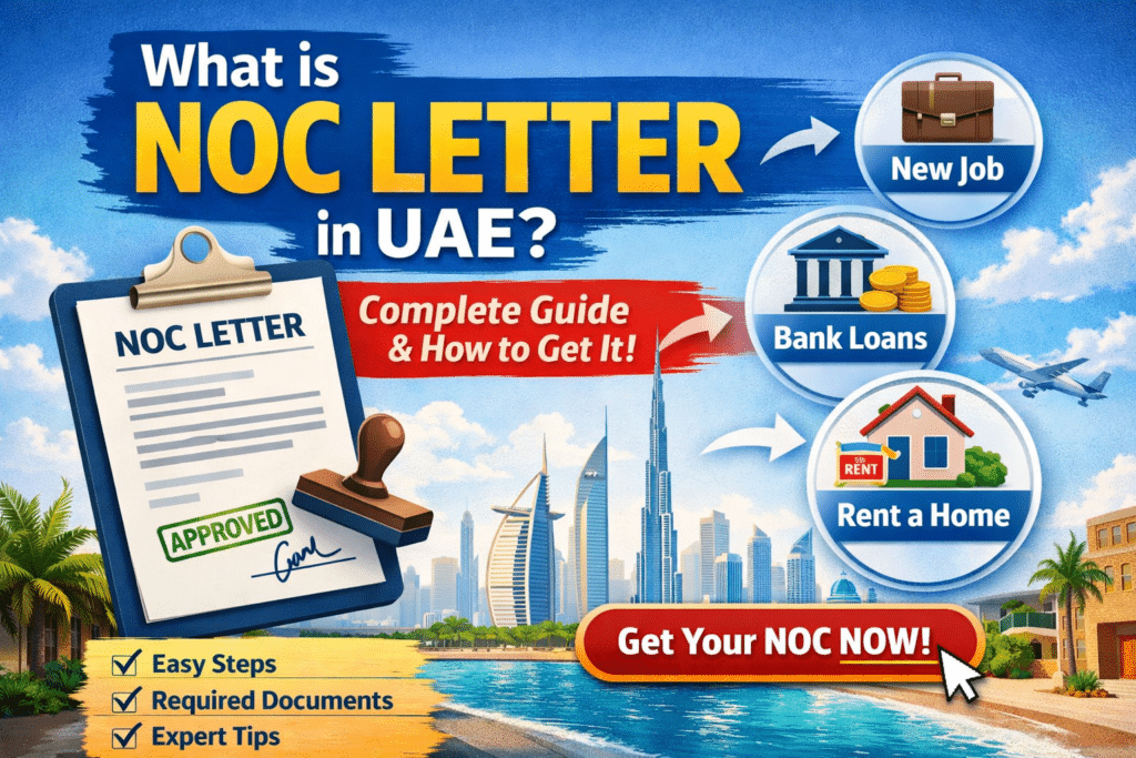An Infographics Image on What is NOC letter