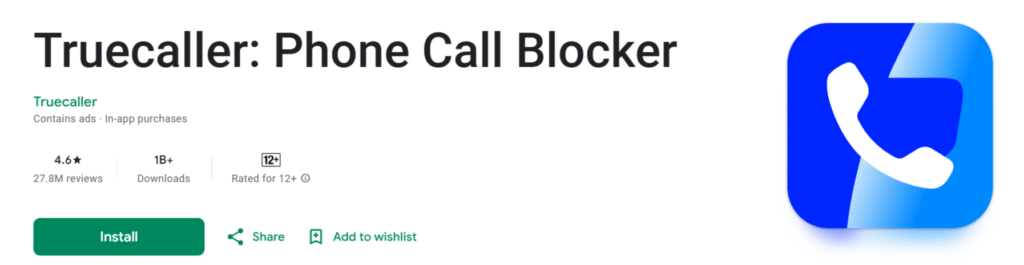 install true caller app from google playstore