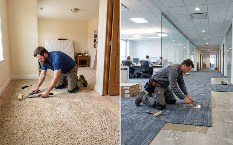Residential vs Commercial Carpet Installation: Key Differences 2 Understanding these distinctions helps homeowners and business owners make informed decisions that align with their needs, budgets, and expectations